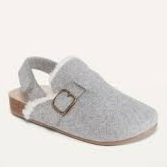 BRAND NEW OLD NAVY COZY SLIP ON CLOGS TODDELE GIRLS - Picture 1 of 14